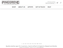 Tablet Screenshot of pinegroveleather.com